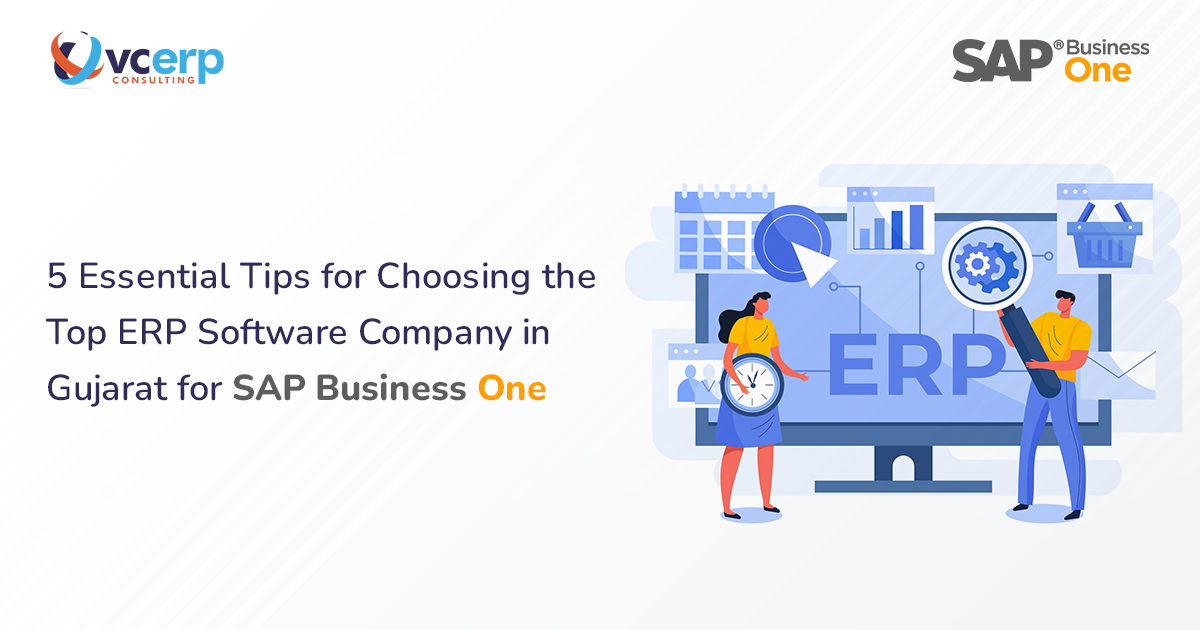 How to select the best ERP Software Company in Gujarat for SAP Business One